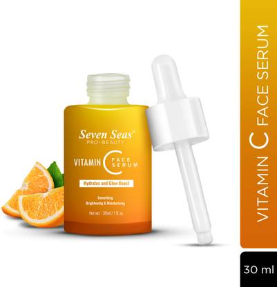 Seven Seas Vitamin C Face Serum Hydrates & Glow Boost Smoothing Your Skin