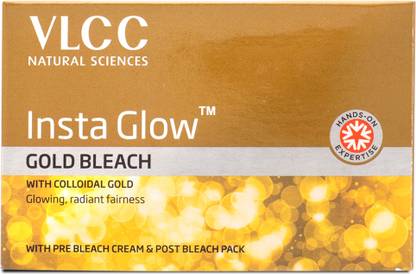VLCC Insta Glow Gold Bleach For Radiant & Glowing Skin