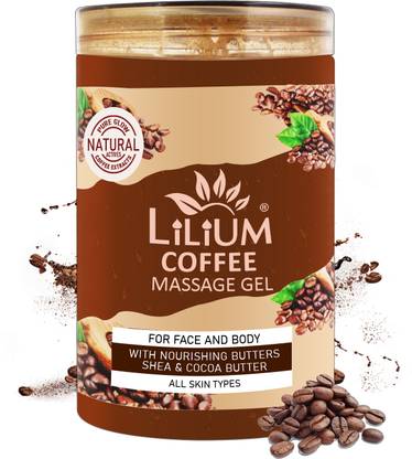 LILIUM Revitalize Brew Massage Gel Coffee With Nourishing Shea & Cocoa Butter
