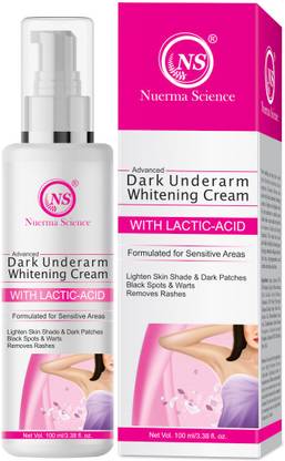 Nuerma Science Advanced Dark Underarm Whitening Cream with Lactic Acid For Sensitive