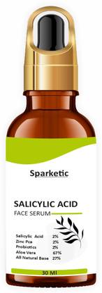 Sparketic 2% Salicylic Acid Serum For Acne, Blackheads & Open Pores (Pack of 1)