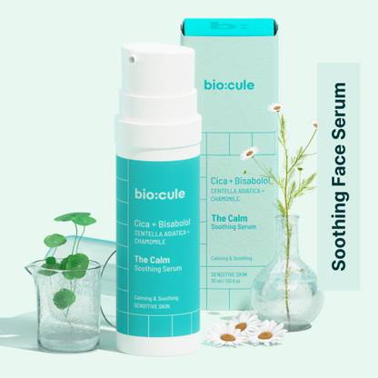 biocule The Calm Soothing Serum, with Cica + Bisabolol, for Skin Soothing & Calming
