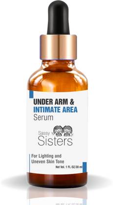 Sassy Sisters Under Arm & Intimate Lightening Serum For Dark Inner Thighs, Bikini Area & Knees