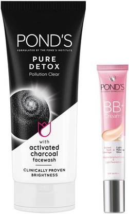 POND's BLACK FACEWASH & BB CREAM 18 GRM