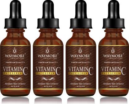 WAYMORE Vitamin C Face Serum 30 ml for Spotted Skin, Fine Line pack of 4