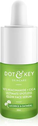 Dot & Key 10% Niacinamide+Cica Face Serum, For Dark Spot Oily Acne Prone Skin