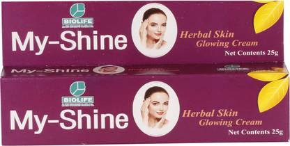 BIOLIFE My-Shine Herbal Skin Glowing Cream | Enriched with Natural Herbal Extracts