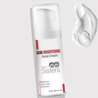 Sassy Sisters Skin Brightening Face Cream Glutathione, Alpha Arbutin,(50 g)