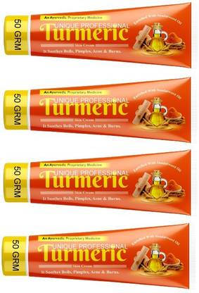 UNIQUE PROFESSIONAL TURMERIC CREAM 50 GR PACK OF 2
