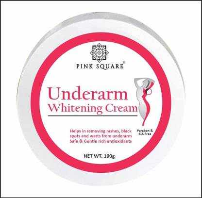 Pink Square 100 % Natural Underarm Whitening Cream Combo Pack Of 1