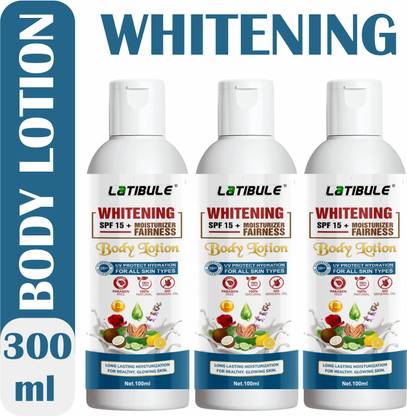 Latibule Whitening Body Lotion Moisturiser Fairness For Face, Hand & Body,100% Natural