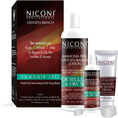 Niconi Tan Removal Ammonia Free Oxygen Bleach For Regular & Oily Skin