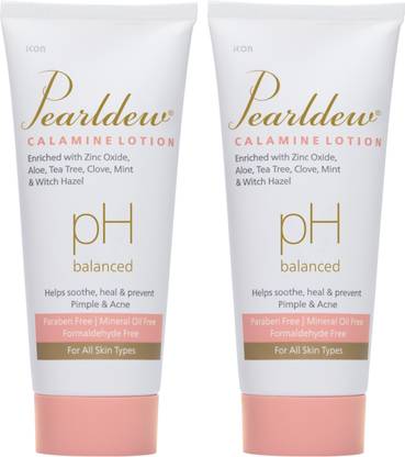 Pearldew Calamine Lotion 100 ml | With Neem & Witch Hazel | Paraben Free