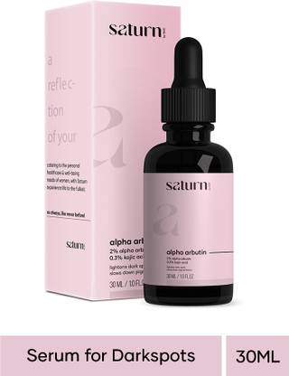 saturn by ghc 2% Alpha Arbutin Face Serum for Pigmentation, Acne Marks & Dark Spots Removal