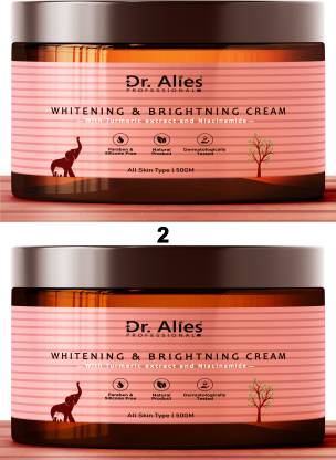 Dr. Alies Professional Skin Whitening & Brightening Cream For Man & Woman (Pack 2)