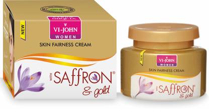 VI-JOHN WOMEN Saffron Gold Fairness Cream Pack Of 1  (50 g)