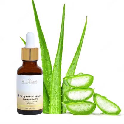 White Leaf 1% Hyaluronic Acid Anti Pimple Face Serum, Blackheads, Pore Tightening