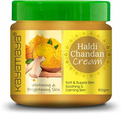 Kayamaya Haldi Chandan Cream for Whitening & Brightening Skin