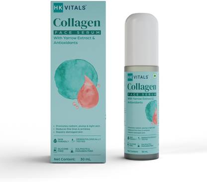 HK VITALS Collagen Face Serum for Glowing Skin & Hydration, All Skin Types