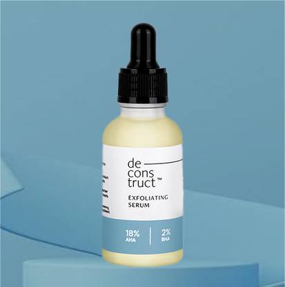 deconstruct Exfoliating Serum 18% AHA + 2% BHA| Evens Skin Tone & Smoothens Texture