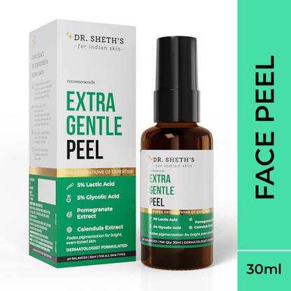 Dr. Sheth's Extra Gentle Peel With Lactic Acid & Pomegranate Extract For Even Skin Tone 30ml