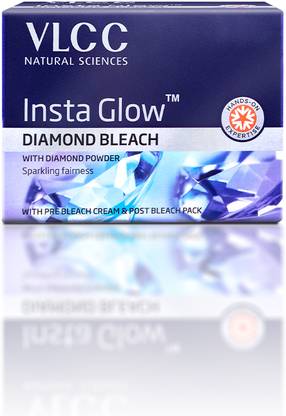 VLCC Insta Glow Diamond Bleach - Sparkling, Diamond - like Fairness