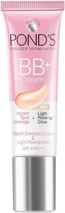 POND's BB+ Cream, Instant Spot Coverage + Light Make-up Glow, Ivory 9g (9G)