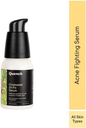 Quench Botanics Acne Fix Face Serum with Chia Seeds Omega 3 to Reduce Acne and Dark Spots