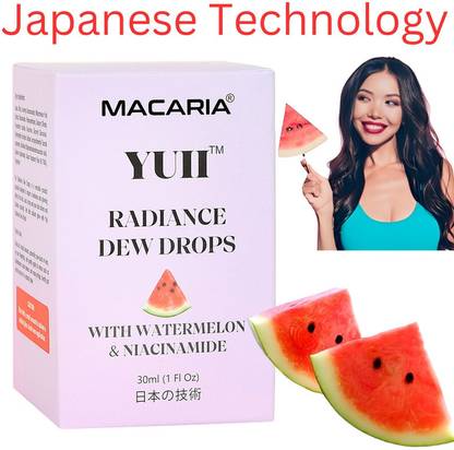 MACARIA Radiance Watermelon Dew Drops Glow Booster Glow Niacinamide Dew Drops