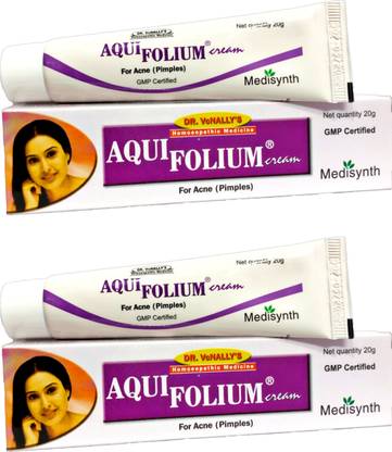 AQUIFOLIUM ACNE PIMPLES AND FACE WHITNING CREAM 20.g Pack Of 2 Pc