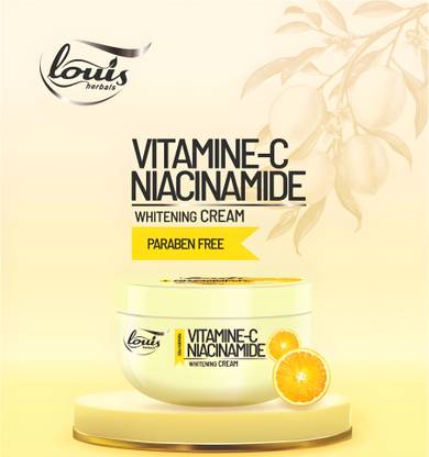 Louis Herbal Vitamin -C Niacinamide Whitening Cream (Pack Of 1)
