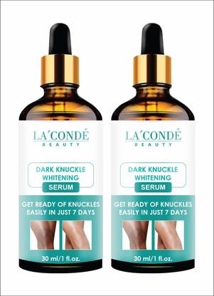 La'Conde Whitening Serum For Remove Dark Knuckles Elbow and Knee Pack of 2 (30 ml)