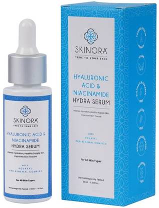 Skinora Hyaluronic Acid & Niacinamide Hydra Serum for All Skin Types