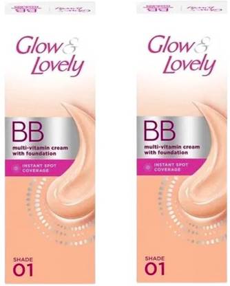 Glow & Lovely BB Cream for Fair Skin Tone, 9g pack of 2