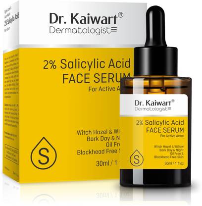 Dr. Kaiwart 2% Salicylic Acid Serum for Acne, Blackheads & Whiteheads Removal