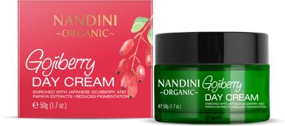 Nandini Organic Gojiberry day Cream|With Japanese gojiberry & Papaya extract|Reduce Pigmentation