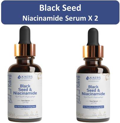 Kaers by Healthcrew Black Seed (Kalonji) & Niacinamide Face Serum | For Healthy & Glowing Skin