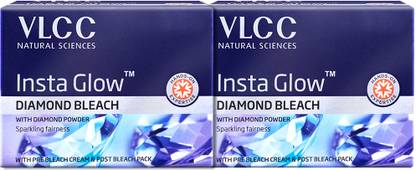 VLCC Insta Glow Diamond Bleach (Pack of 2)