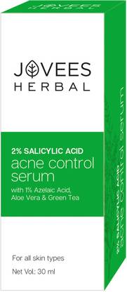 JOVEES 2% Salicylic Acid Acne Control Serum Reduces Acne, Blackheads & Hydrating