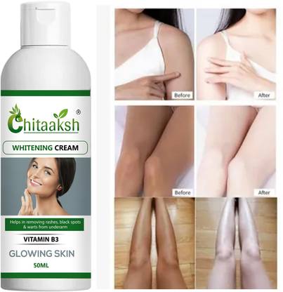 CHITAAKSH WHITENING CREAM 50ML - Advanced Whitening & Brightening Cream_daily use (50 g)