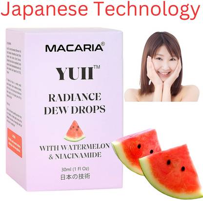MACARIA Yuii Watermelon Dew Drops Glow Recipe Watermelon Toner By Japanese Technology