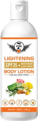 7 FOX Moisturizer Body Lotion SPF 35+ For Face Hand, & Body Lotion-