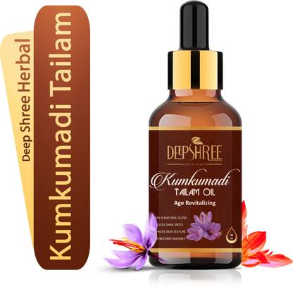 Deep Shree Herbal Kumkumadi Tailam For Ultra Brightening Glow With Pure Kesar
