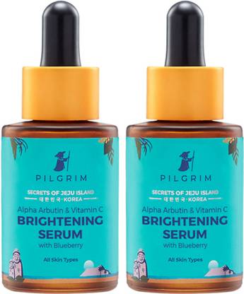 Pilgrim Alpha Arbutin & Vitamin C Brightening Serum (Pack of 2)