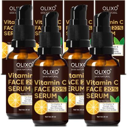 OLIXO 20% Vitamin C Face Serum For Boosts Glow & Fades Dark Spots | Pack of 2