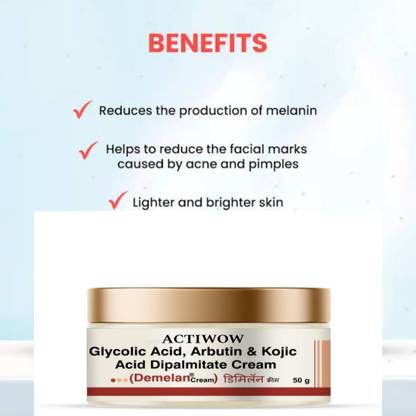 ACTIWOW Demelan Cream For Hyperpigmentation Treatment _UE