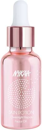 NYKAA Natural Skin Potion Overnight Repair Skincare Face Oil Serum for Pore Tightening