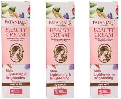 पतंजलि Beauty Cream, Removes Acne, Pimples & Dark Spots, Daily Moisturizer(Pack of 3)