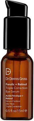 Dr Dennis Gross Ferulic + Retinol Triple Correction Eye Serum, 0.5 Ounce