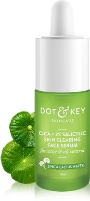 Dot & Key 2% Salicylic Cica Anti Acne Face Serum For Oily, Acne Prone Skin
